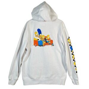 Vans The Simpsons Hoodie L Family Couch Scene Graphic Bart Homer Marge Lisa